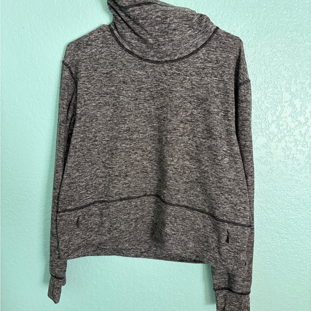 Lululemon Athletic Charcoal Turtleneck Jacket